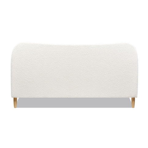 Roman - Curved Headboard Upholstered Platform Bed