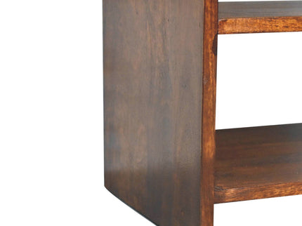 Aspen - Open Bedside Table - Dark Brown