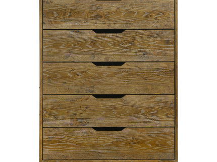 Packard - 5 Drawer Chest - Oak