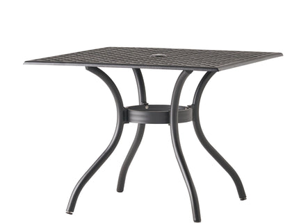 Arch Mesh Dining Table With Lightweight Frame - Black