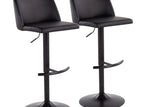 Black / Faux Leather
