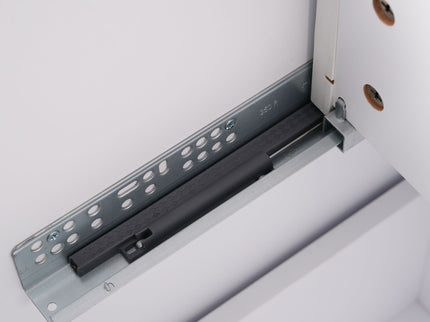 Bathroom Vanity With Ceramic Sink, Fluted Design