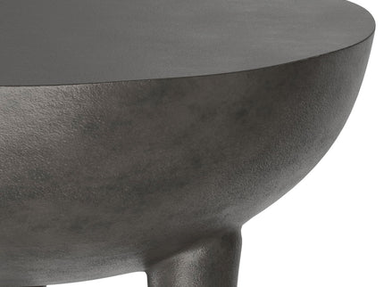 Otto - Cast Aluminum Side Table - Black