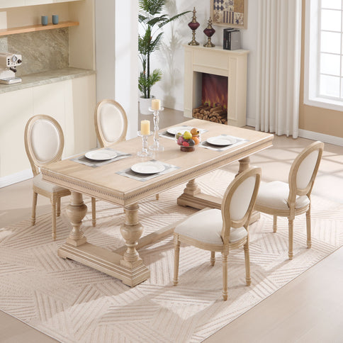 Upholstered With Round Back Dining Chairs (Set of 2)