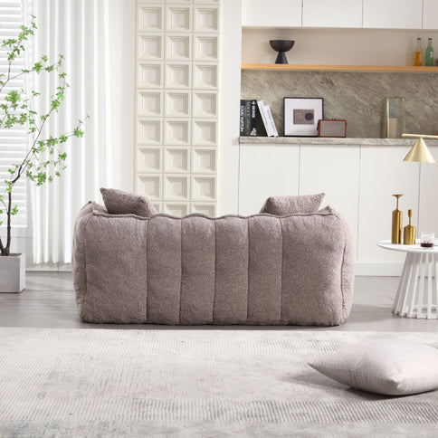 Cozy Beanbag Chair With High Resilience Foam Core For 2