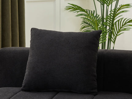 Modular Sectional Sofa With 2 Pillows, Symmetrical Design