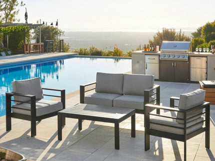 Outdoor Patio Set With All-Weather Thick Cushions