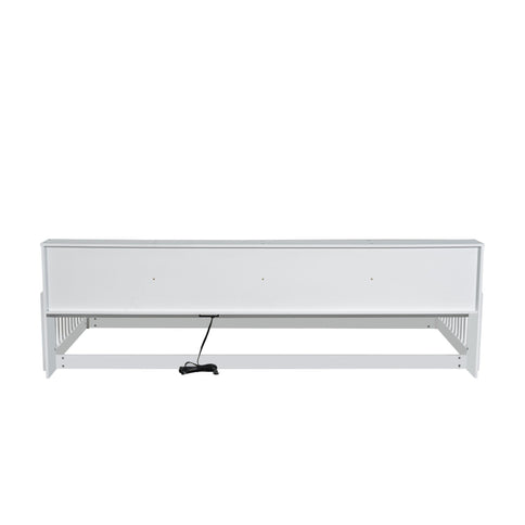 Floor Bed With Storage Cabinets And USB Ports