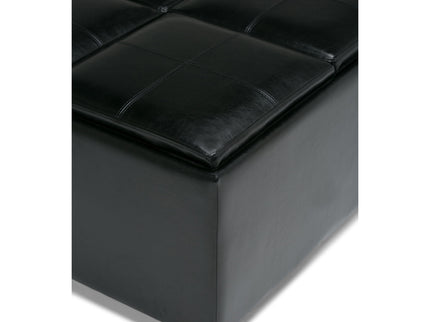 Avalon - Square Coffee Table, Storage Ottoman