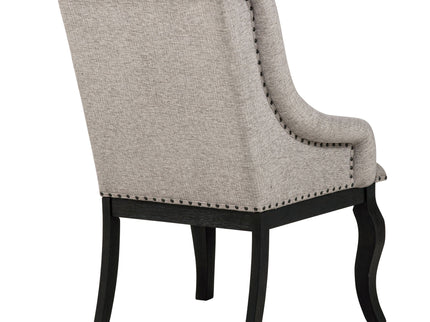 Kinzler - Arm Chair (Set of 2) - Tan / Black