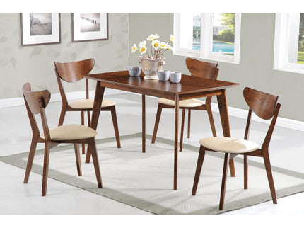 Mid-Century Modern Upholstered Dining Chair (Set of 2)