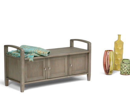 Warm Shaker - Handcrafted Entryway Storage Bench