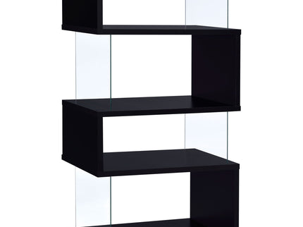 Elias - 4 Shelf Bookshelf With Zigzag Design