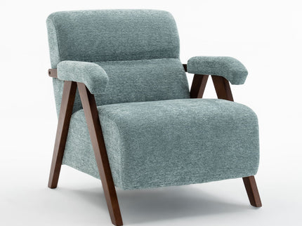 Modern Accent Chair With Tufted Armchair For Reading Room
