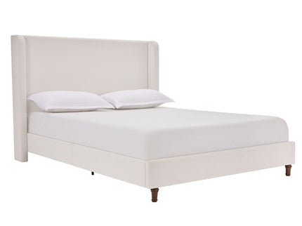 Harper - Tall Headboard Upholstered Bed / High Headboard / Elegant Simplicity / No Box Spring Needed