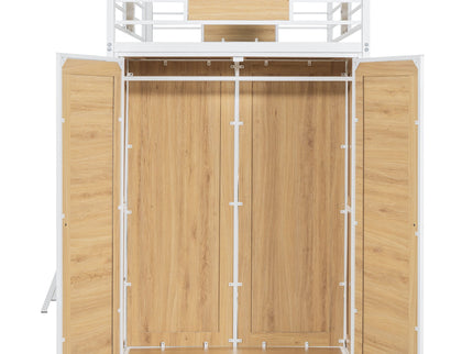 Loft Bed With L Shape Desk And Wardrobe