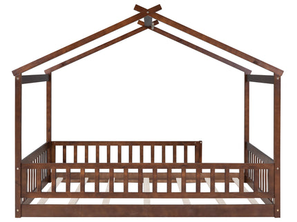 Bed House Bed Frame With Fence