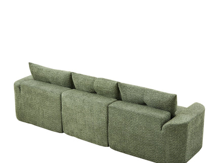 3 Seater With Thickened Armrests Sofa For Living Room