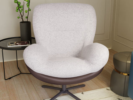 360° Swivel Office Chair, No Wheels