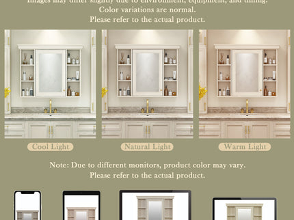 Wall Mounted Bathroom Storage Cabinet With Mirror Door