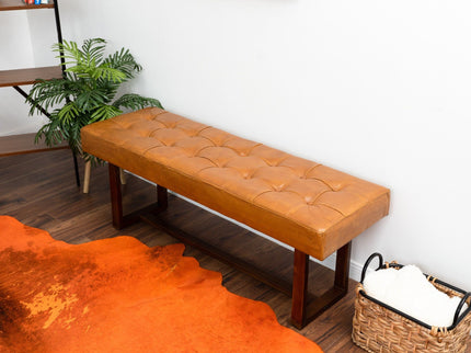 Cameron - Bench - Brown / Tan