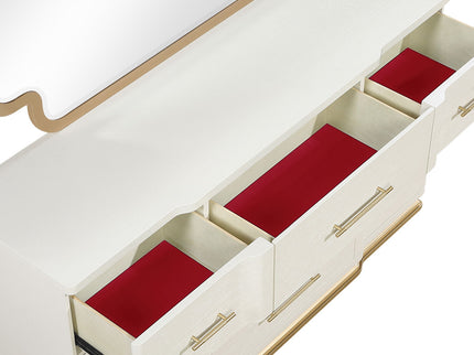 Lexington - 9 Drawer Dresser - Beige