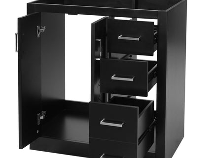 Retro Style Bathroom Vanity With 3 Drawers & Soft-Closing Doors