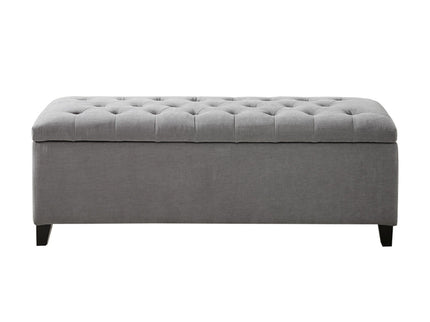 Elegant Design Tufted Top, Soft Close Storage Bench