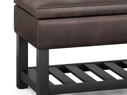 Cosmopolitan - Storage Ottoman Bench With Open Bottom