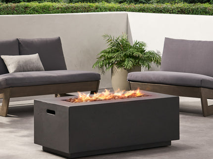 Contemporary Outdoor 40, 000 Btu Propane Fire Pit