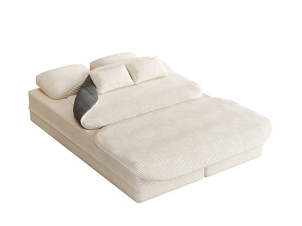 2 In 1 Foldable Sofa Bed With Multi Functional Blanket