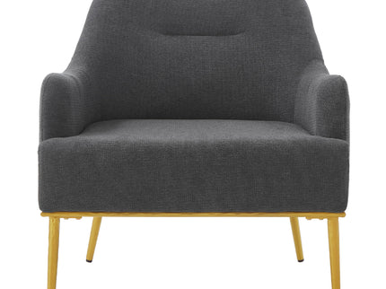 Modern Elegance Accent Chair With Curved Backrest