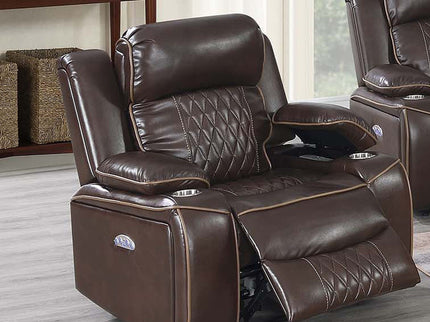 Power Motion Living Room Set With USB Port, Adjustable Headrest, Cup Holder