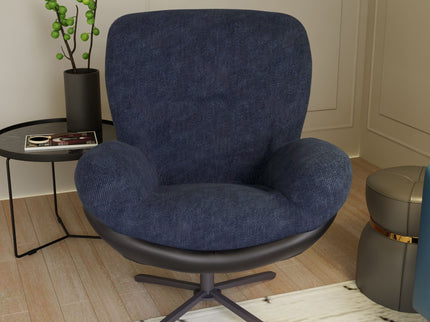 360° Swivel Office Chair, No Wheels
