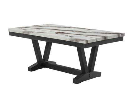 Panda - Dining Table And Trestle Base - Black