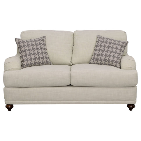 Anderson - 2 Piece Cushion Back Living Room Set - Gray