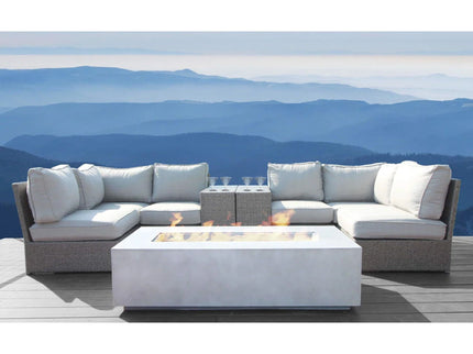 Outdoor Elegance Conversation Set With Fire Pit