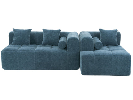 Sectional Free Combined Sofa With 2 Side Pockets