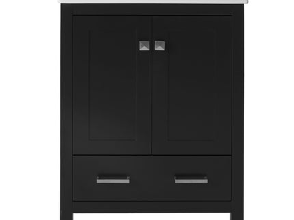 Bathroom Vanity With Integrated Undermount Ceramic Sink, 2 Doors And 1 Drawer, Soft Close Hinges