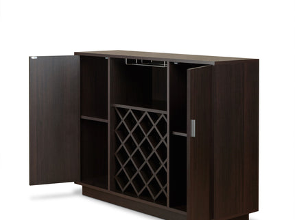 Hazen - Wine Cabinet - Espresso