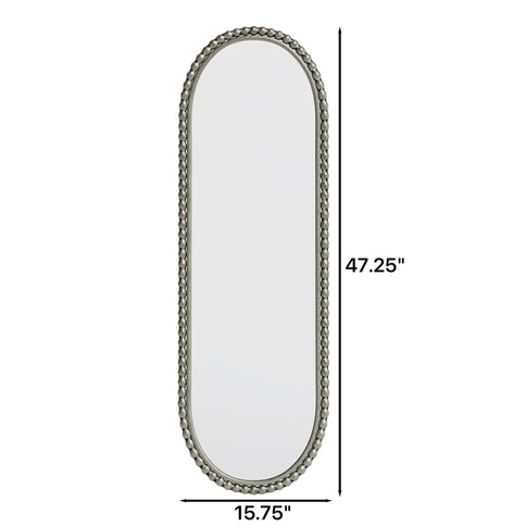 Oval Retro Mirror, Wall Hanging Mirror For Living Room
