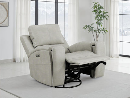 Boyce - Triple Power Swivel Recliner With Independent Adjustments