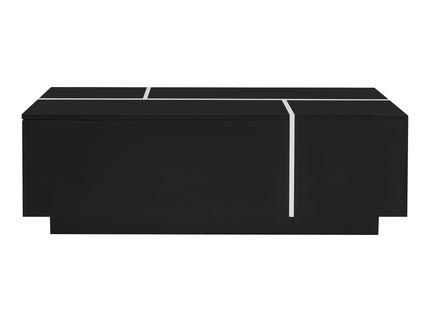 Extendable Coffee Table With 2 Hidden Storage Space And 2 Drawers For Living Room