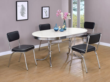 Open Back Upholstered Side Chairs (Set of 2)