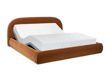 Archie Puffy Grounded - Upholstered Platform Bed