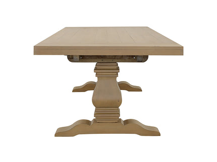 Allende - Extension Dining Table With Double Pedestal Base - Honey