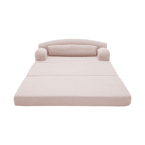 2 Seater Sofa Bed, Compact Foldable Floor Couch
