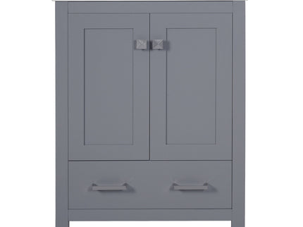 Bathroom Vanity With Integrated Undermount Ceramic Sink, 2 Doors And 1 Drawer, Soft Close Hinges