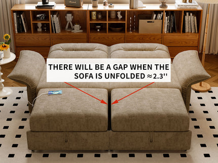Sofa Bed With Convertible Design, Living Room Furniture