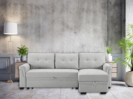 Hunter - Reversible Sleeper Sectional Sofa With Storage Chaise